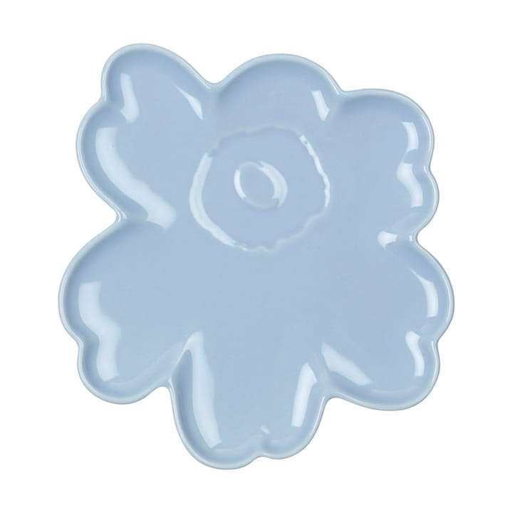 Plato Unikko Shape 20 cm - Blue - Marimekko