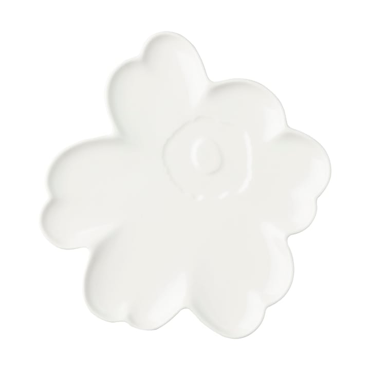 Plato Unikko Shape 20 cm - White - Marimekko