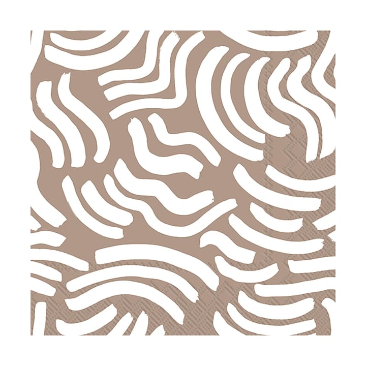 Servilletas Hyräily 33x33 cm, 20-pack, Light Brown Marimekko