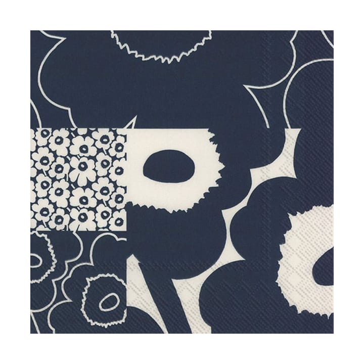 Servilletas Kollaasi 33x33 cm, 20-pack - Dark Blue - Marimekko