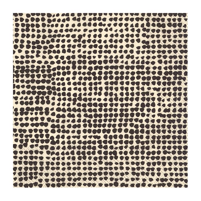 Servilletas Orkanen 33x33 cm, 20-pack - Linen black - Marimekko