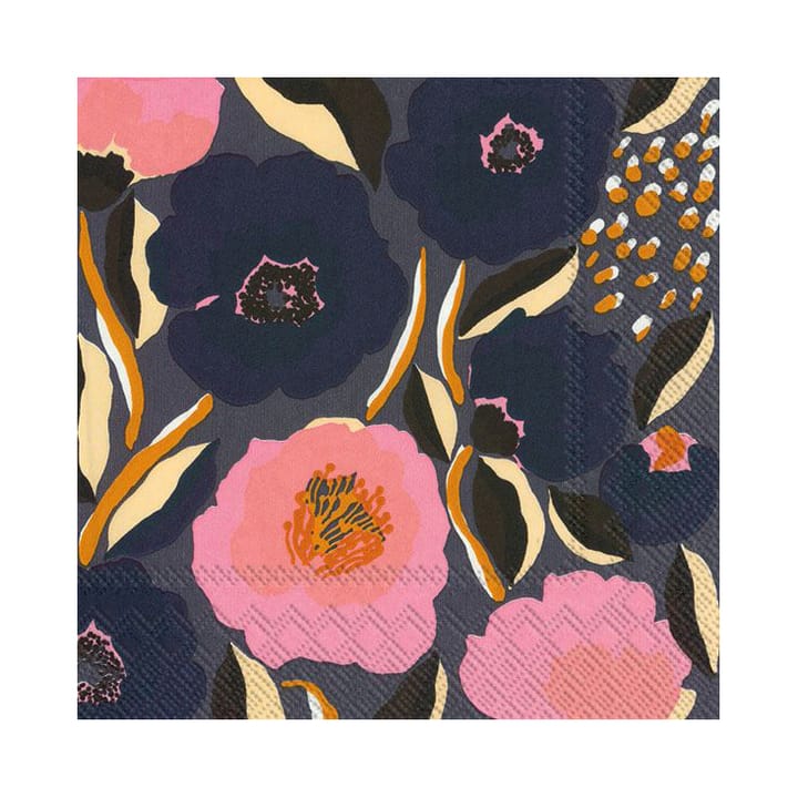 Servilletas Rosarium 33x33 cm, 20-pack - Azul - Marimekko