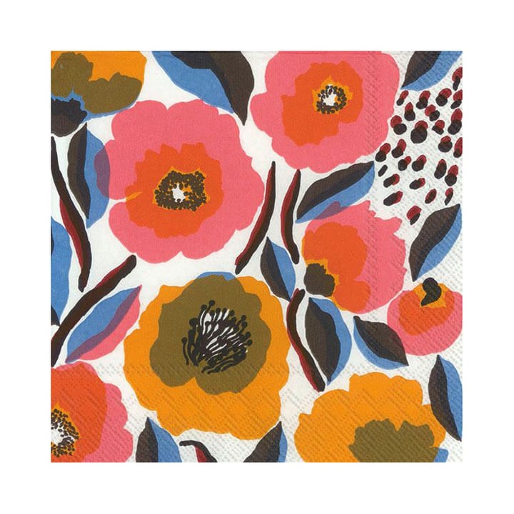 Servilletas Rosarium 33x33 cm, 20-pack - blanco - Marimekko