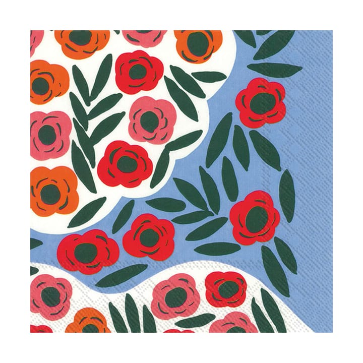 Servilletas Ruukku 33x33 cm, 20-pack - Blue - Marimekko