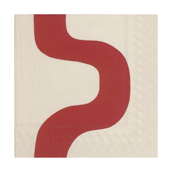 Servilletas Seireeni 33x33 cm, 20-pack - Red - Marimekko