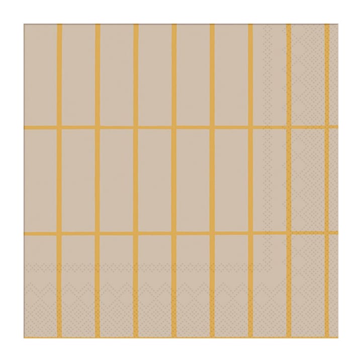 Servilletas Tiiliskivi 33x33 cm, 20-pack - Linen-gold - Marimekko