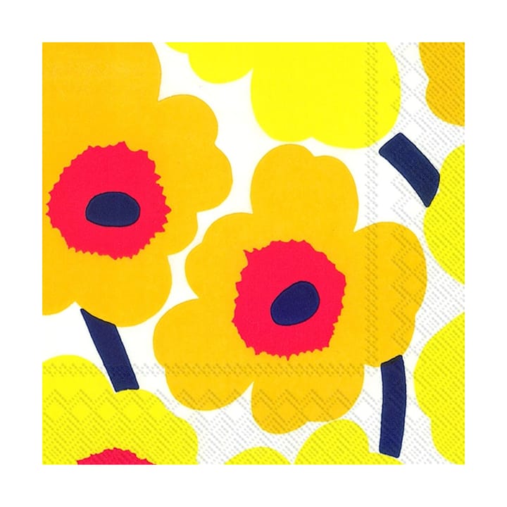 Servilletas Unniko 33x33 cm, 20-pack - Amarillo oscuro - Marimekko