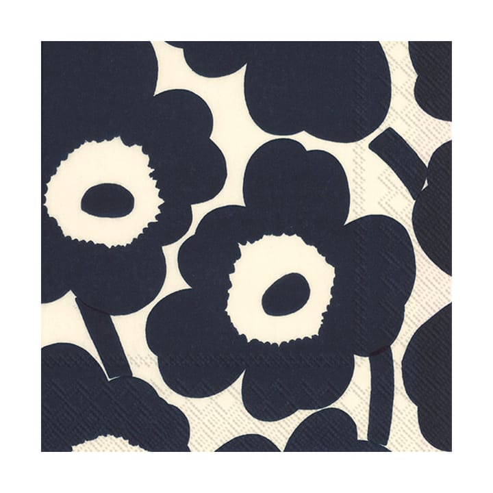 Servilletas Unniko 33x33 cm, 20-pack, Dark blue Marimekko