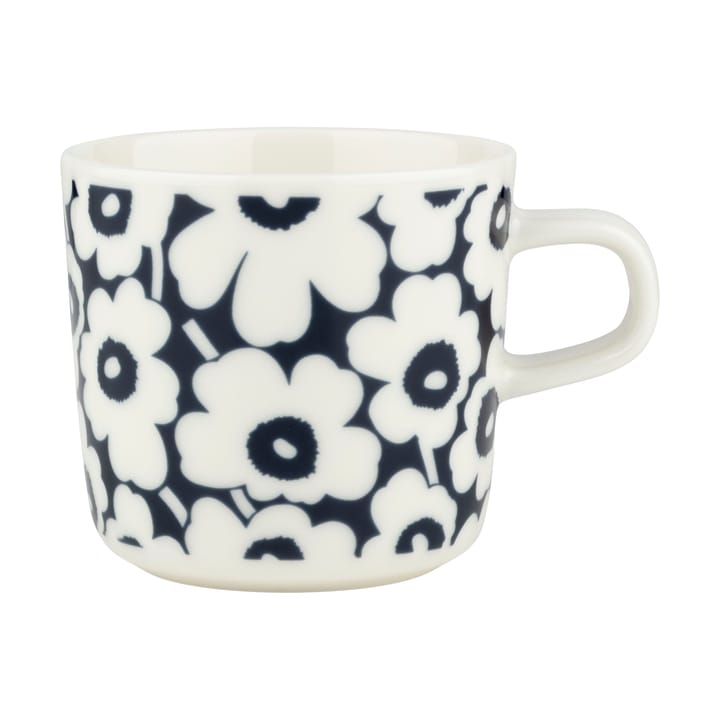 Taza de café Pikkuinen Unikko 20 cl - Dark blue-white - Marimekko