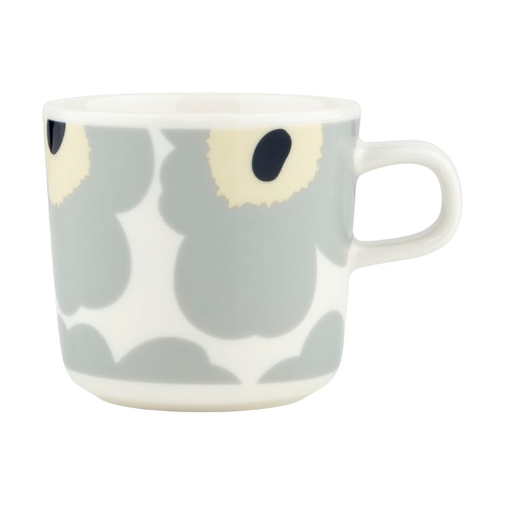 Taza de café Unikko 20 cl - White-light grey-sand-dark blue - Marimekko