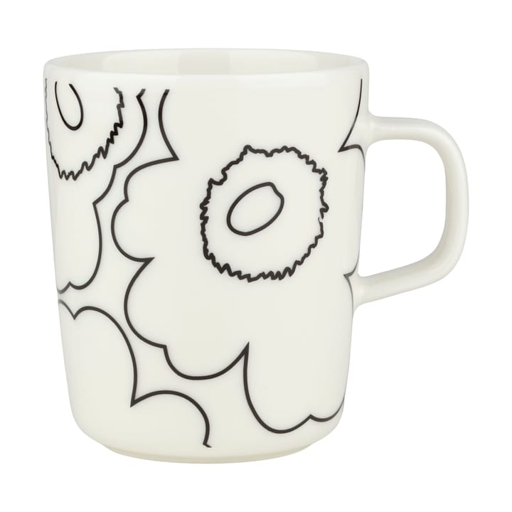 Taza Piirto Unikko 2,5 dl - White-black - Marimekko