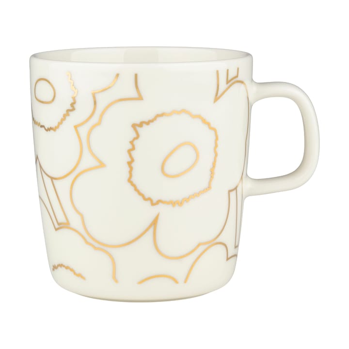 Taza Piirto Unikko 4 dl, White-gold Marimekko