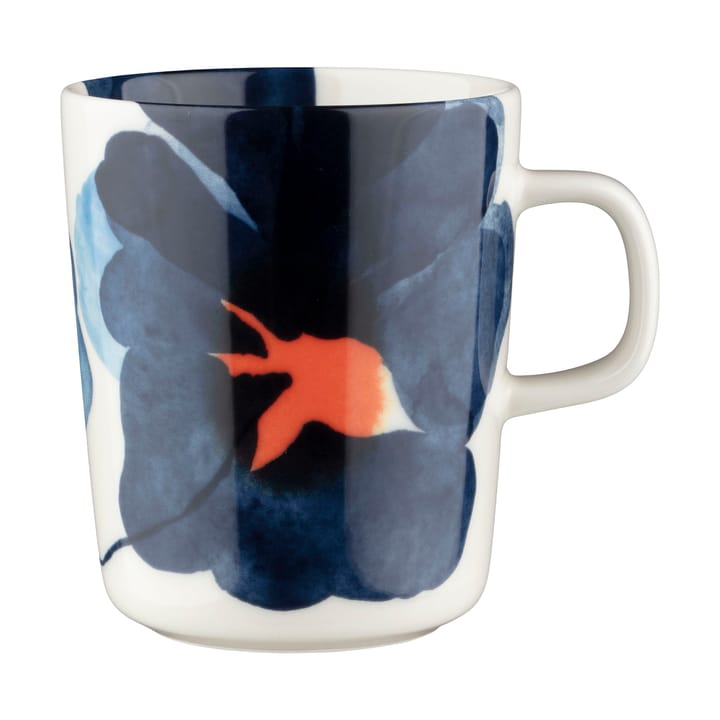 Taza Valssi 25 cl - White-dark blue-orange - Marimekko