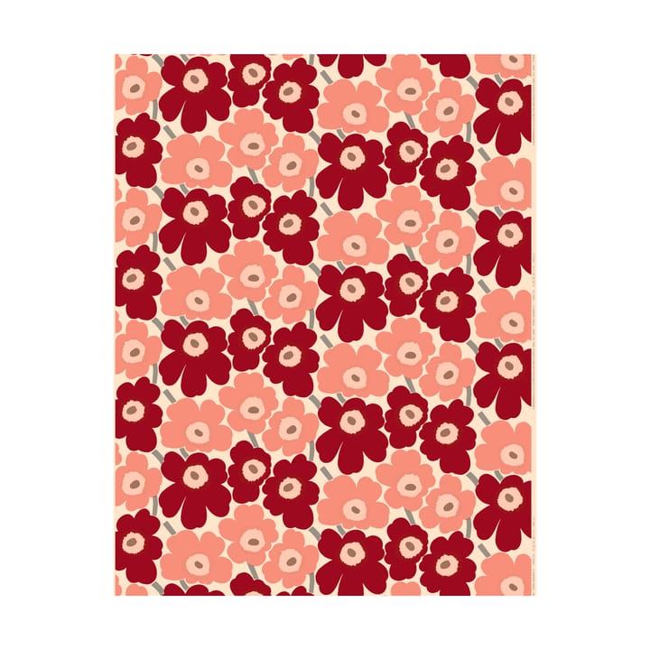 Tela de algodón Pieni Unikko , Cotton-dark cherry-rosa Marimekko