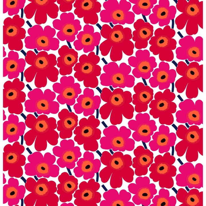 Tela de algodón Pieni Unikko  - rojo-blanco - Marimekko