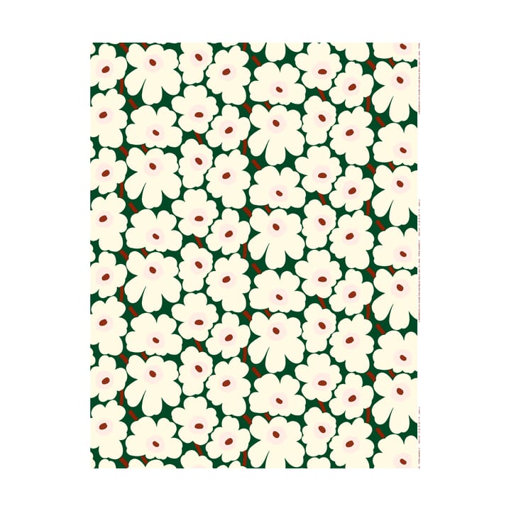 Tela de algodón Pieni Unikko - Verde - Marimekko