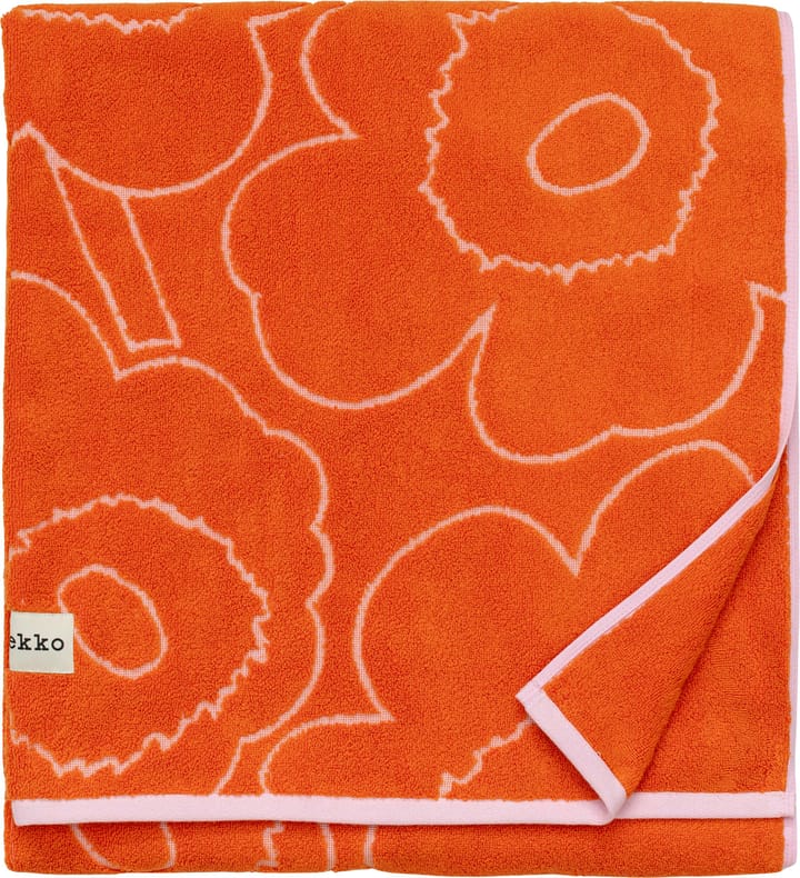 Toalla de baño Piirto Unikko 100x160 cm - Burnt orange-pink - Marimekko