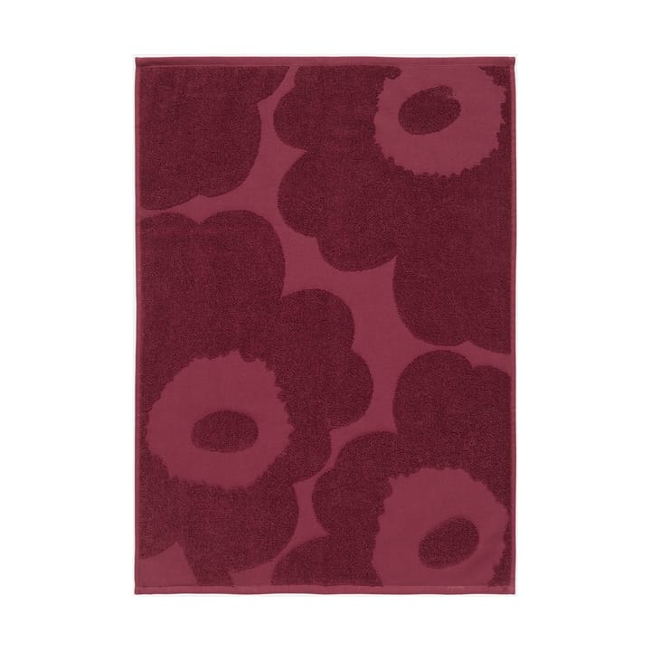 Toalla solid Unikko 50x70 cm - Rojo oscuro - Marimekko