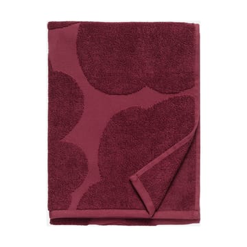 Toalla solid Unikko 50x70 cm - Rojo oscuro - Marimekko