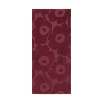 Toalla solid Unikko 70x150 cm - Rojo oscuro - Marimekko