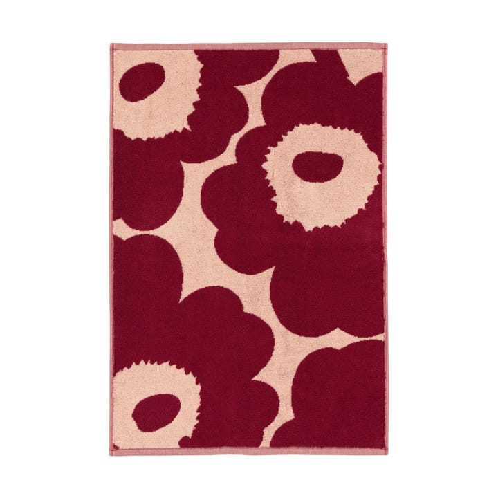 Toalla Unikko 50x70 cm, Pink-dark cherry Marimekko