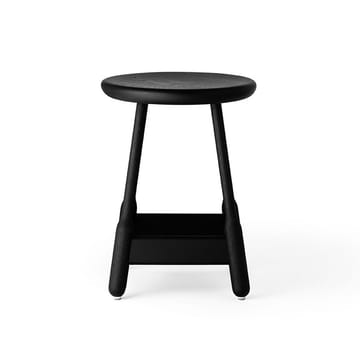 Taburete de bar Albert 50 cm - Roble teñido de negro - Massproductions