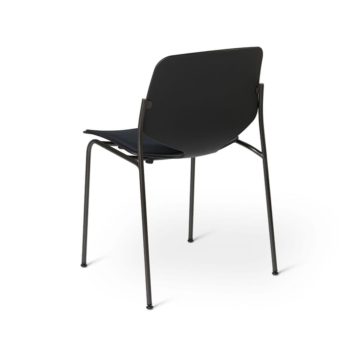 Silla Nova Sea, Tela cura 60111 black, estructura de acero negro Mater