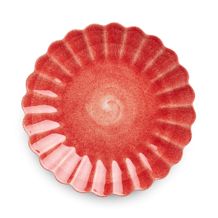 Plato Oyster 28 cm - Rojo - Mateus