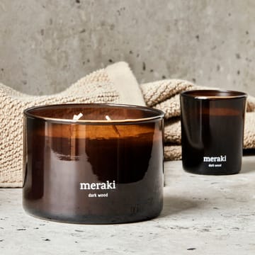 Vela perfumada Meraki, 60 horas - Dark wood - Meraki