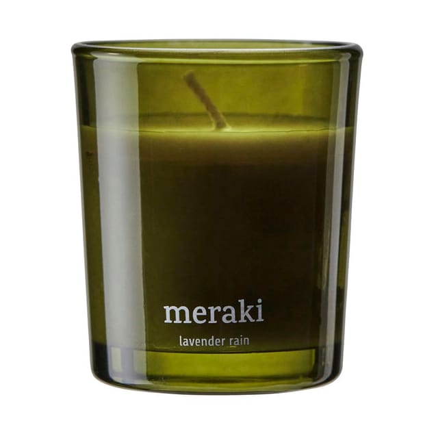 Velas perfumadas 12 horas Meraki 12, 2-pack, Lavender rain Meraki