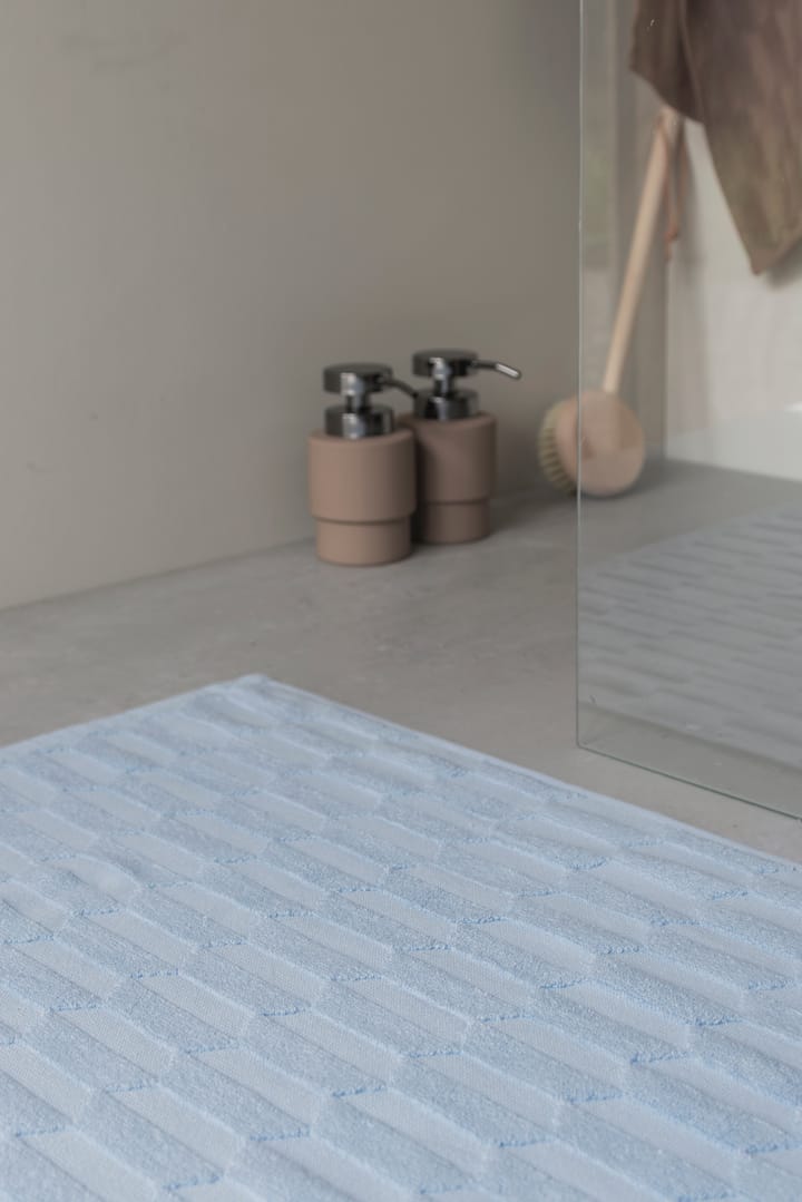 Alfombra de baño Geo 50x80 cm, Light Blue Mette Ditmer