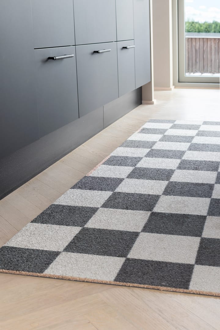 Alfombra de pasillo Square all-round, Dark grey, 77x240 cm Mette Ditmer