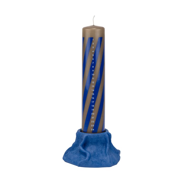 Candelabro Art Piece lava Ø12,5 cm, Cobalt Mette Ditmer