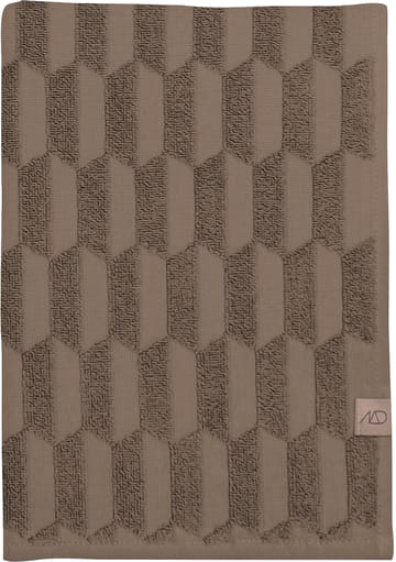 Toalla de baño Geo 70x133 cm - Nougat - Mette Ditmer