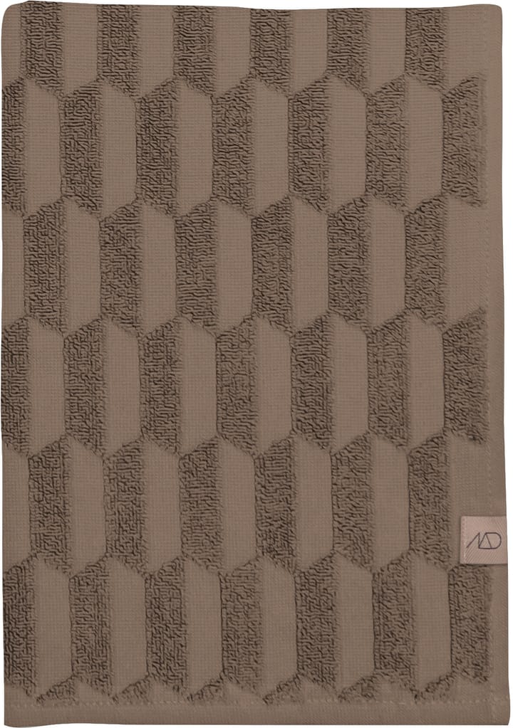 Toalla de baño Geo 70x133 cm, Nougat Mette Ditmer