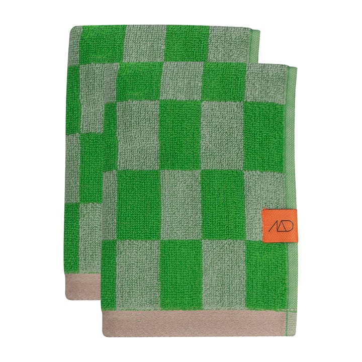 Toallas de invitados Retro 40x55 cm, 2-pack - Classic green - Mette Ditmer