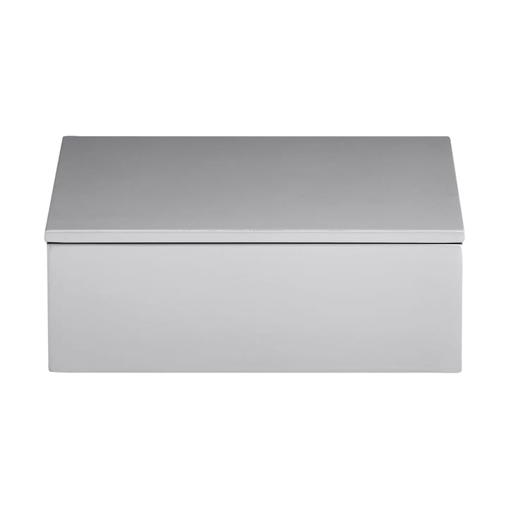 Caja de almacenamiento lacada Lux 19x19x7 cm - Cool grey - Mojoo