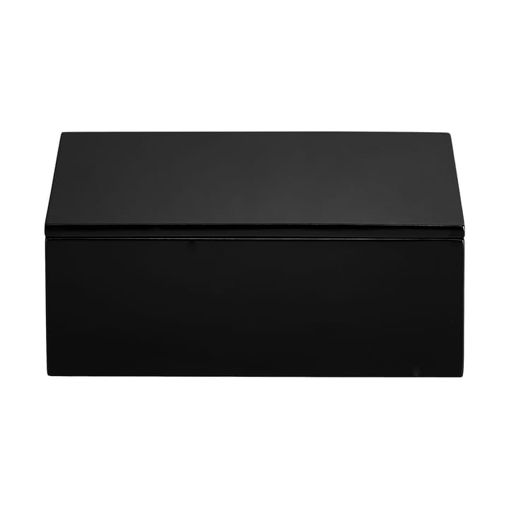 Caja de almacenamiento lacada Lux 19x19x7 cm - Negro - Mojoo