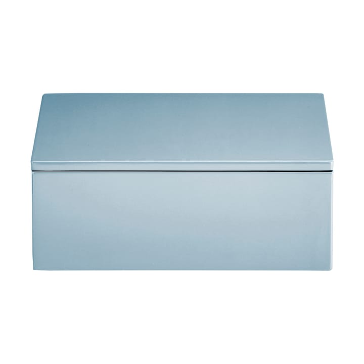 Caja de almacenamiento lacada Lux 19x19x7 cm - Powder blue - Mojoo