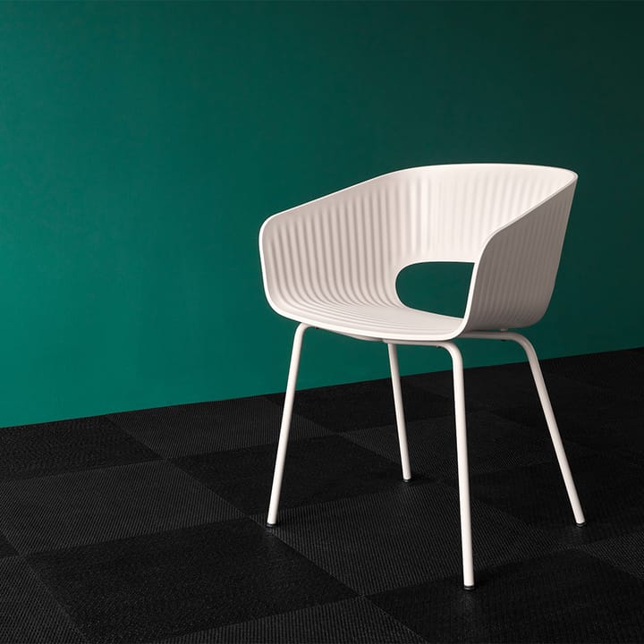 Silla Marée 401, Mushroom base de metal lacada Montana