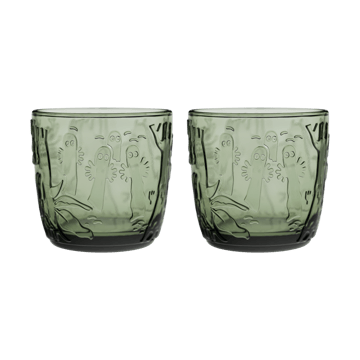 2 Vasos Moomin 28 cl - Verde pino - Moomin Arabia