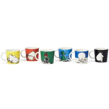 6 Tazas mini Mumin Första classic - Multi - Moomin Arabia