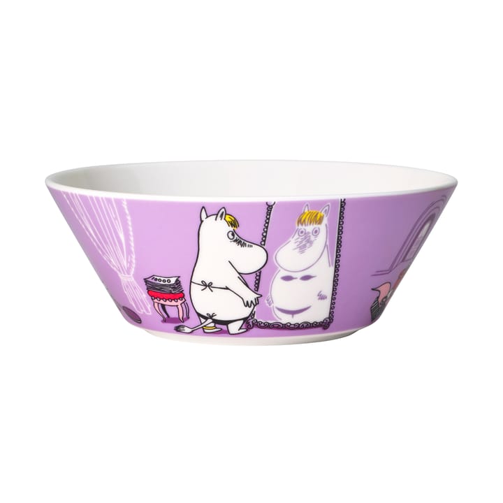 Bol Mumin Snorkmaiden morado, morado Moomin Arabia