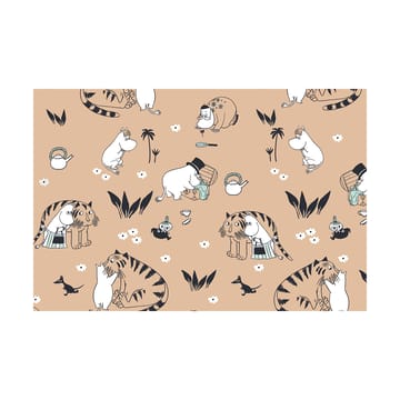 Juego de funda nórdica Mumin 150x210 cm - Familia Mumin beige - Moomin Arabia