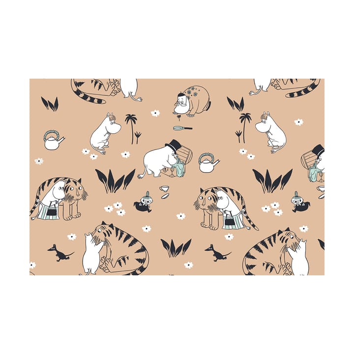 Juego de funda nórdica Mumin 150x210 cm, Familia Mumin beige Moomin Arabia