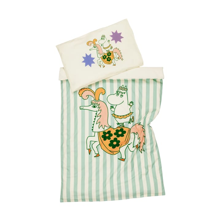 Juego de funda nórdica Mumin 85x125 cm - Circo a rayas - Moomin Arabia