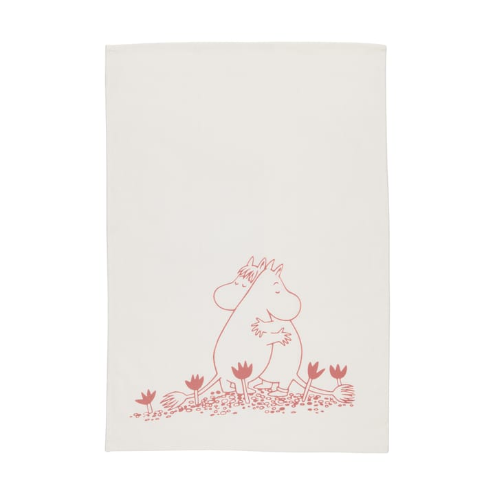 Paño de cocina Moomin 50x70 cm - Amor blanco - Moomin Arabia