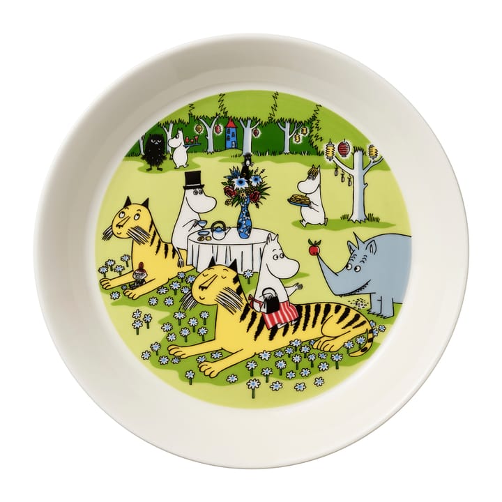 Plato Moomin 2023 Garden party, Ø19 cm Moomin Arabia