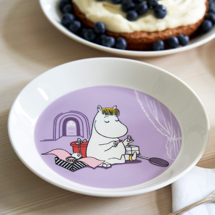 Plato Mumin Snorkmaiden morado, morado Moomin Arabia