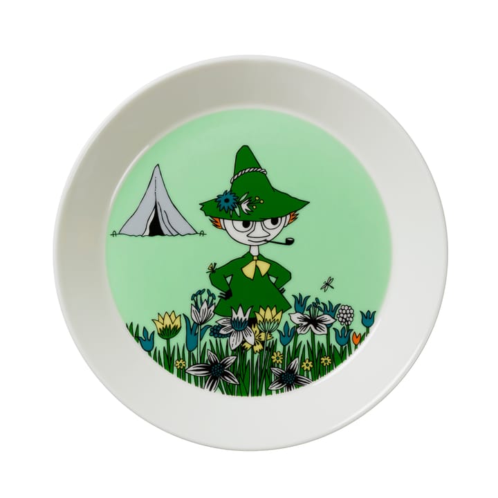 Plato Mumin, Snufkin - verde - Moomin Arabia